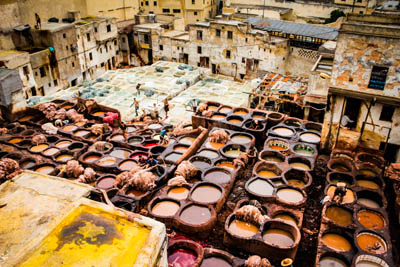 fes leather tanneries